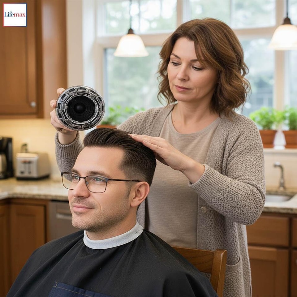 image 1 of Lifemax Home Barber Rechargeable Trimmer