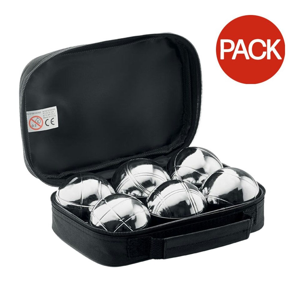 image 1 of MidOcean Otho Boules Set (Pack of 6) - Silver - One Size