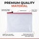 image 3 of Pack of 12 A6 Grey PVC Mesh Zip Bags