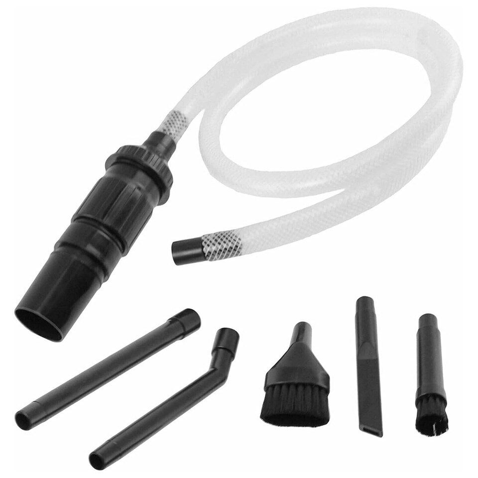 image 1 of SPARES2GO Universal Mini Micro Vacuum Cleaner Attachment Tool Kit
