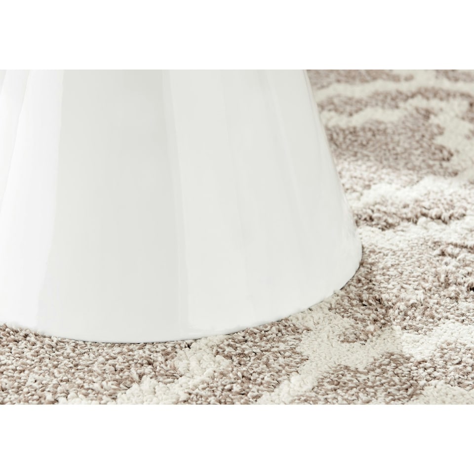 image 1 of Furniturebox Palma Round Beige Stone Coffee Table