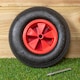 image 1 of Replacement 13" x 3" Pneumatic Garden Wheelbarrow Wheel With Axle