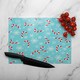 image 2 of Candy Canes And Snowflakes Dining Glass Chopping Board | Multi