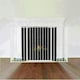 image 2 of Safetots Extra Tall Multi Panel Fire Surround, 51cm Deep x 72cm Wide, White, 105cm High, Baby and Toddler Fire Guard
