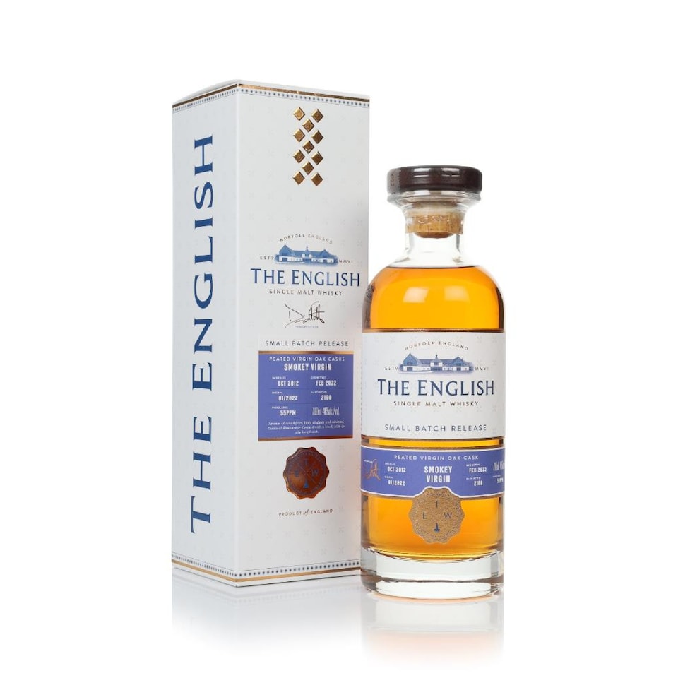 image 1 of The English - Small Batch Smokey Virgin 2012 10 year old Whisky