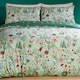 image 3 of Duvet Day Noelle Ultra Soft Touch Double Duvet Set Green | Double