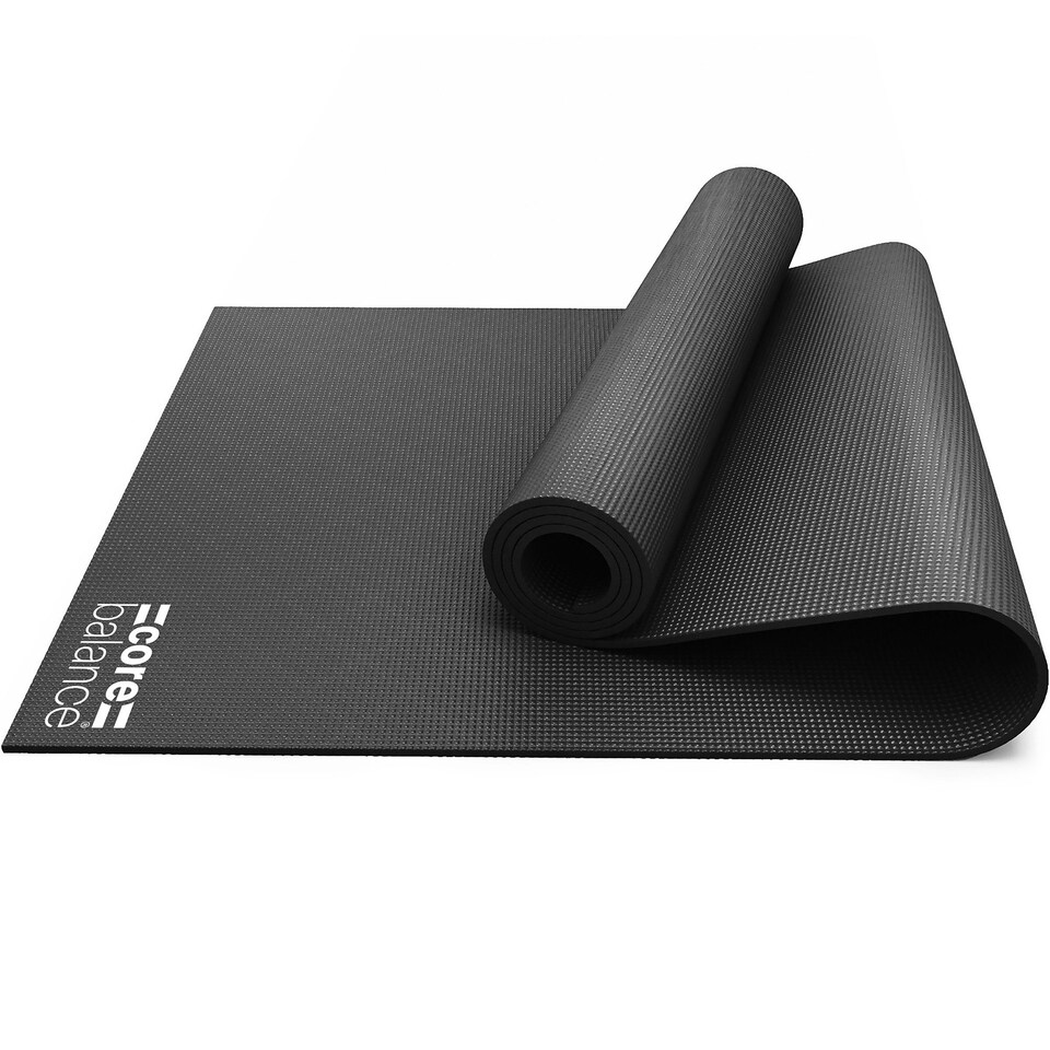 image 1 of Non Slip Yoga Mat (6mm Thick) - Black