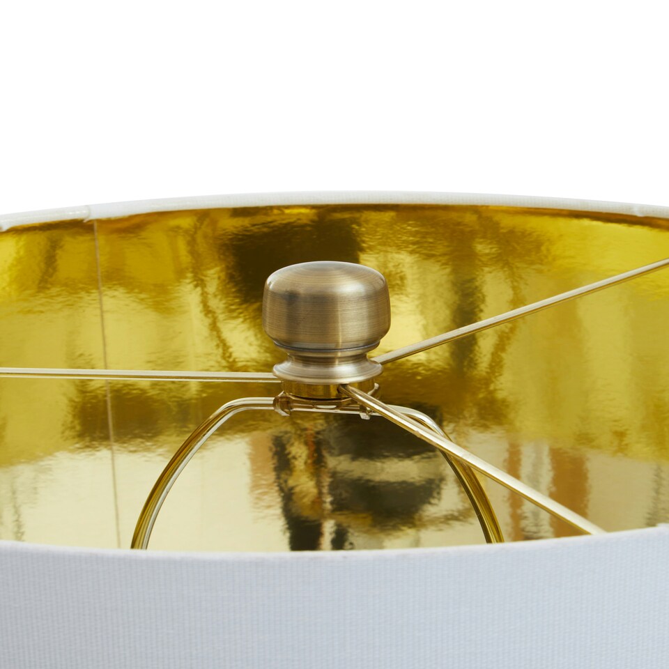 image 1 of Interiors by Premier Table Lamp Chrome Base Silver