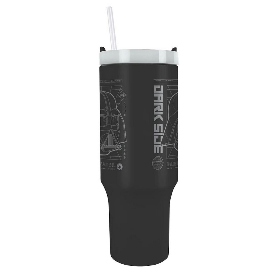 image 1 of Star Wars Darth Vader 1.2L Travel Mug - Black/White - One Size Black