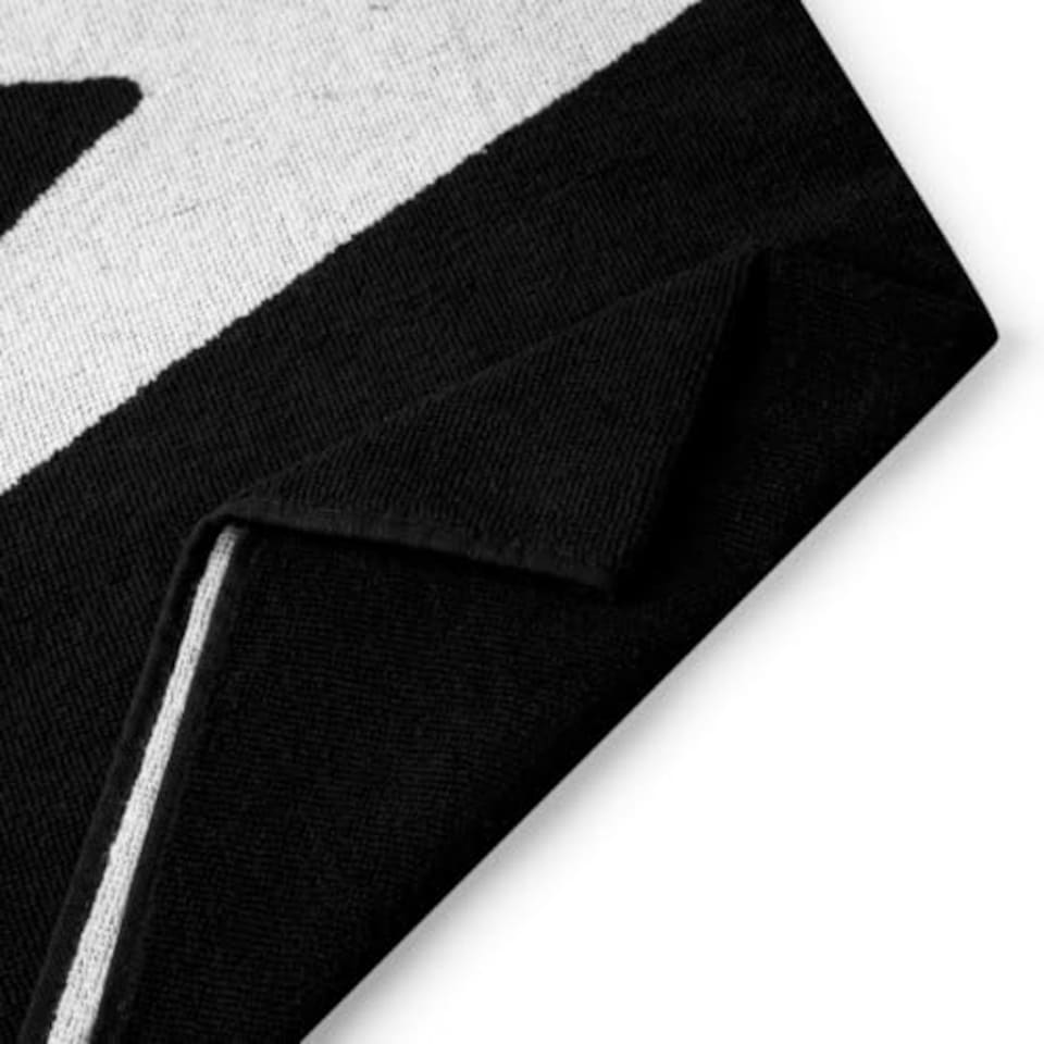 image 1 of Speedo Adult Unisex Logo Towel, Black, One Size