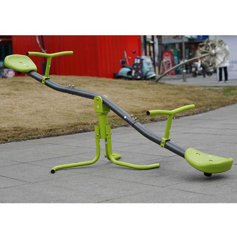 image 1 of Gr8 Garden Rotating 360 Degree Seesaw Spin See Saw Childrens Kids Toddler Garden Play Toy