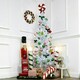 image 5 of 6ft White Slim Line Christmas Tree