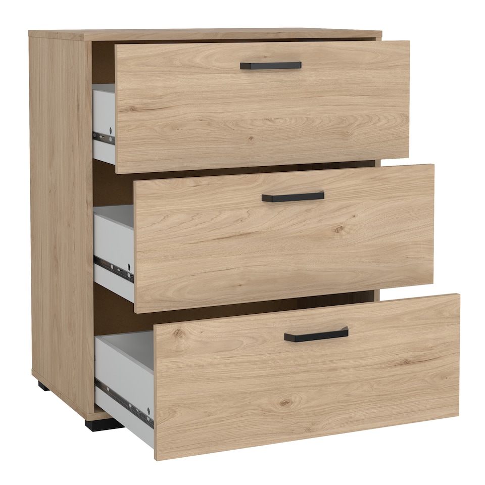 image 1 of Sofia Chest 3 drawers Jackson Hickory