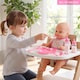image 3 of BiBi Doll Feeding Set 6 Pc Baby Doll Accessory Playset Pink Plate Utensils