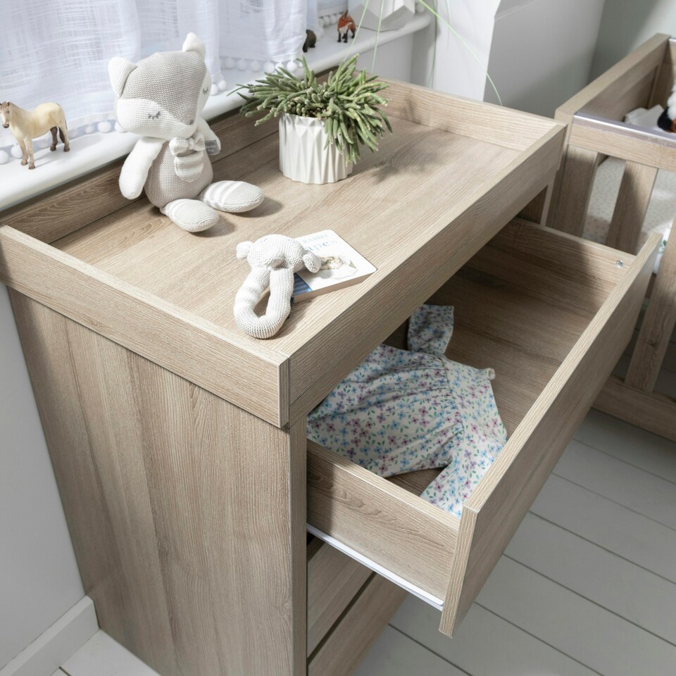 image 1 of Tutti Bambini Modena Changing Unit - Oak