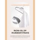 image 4 of Dyzi White Plastic Coat Hangers Pack of 30