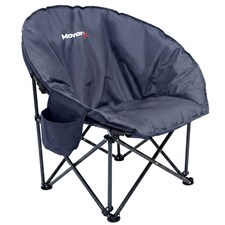 MoverX Lightweight Moon Camping Chair - Capacity 150kg, Blue
