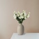 image 3 of Pegdev Pack of 6 80cm Artificial White Wild Rose Stems with Silk Flowers