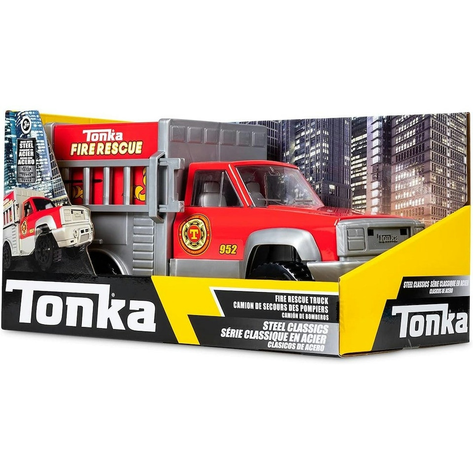 image 1 of Tonka Steel Classics Rescue Truck