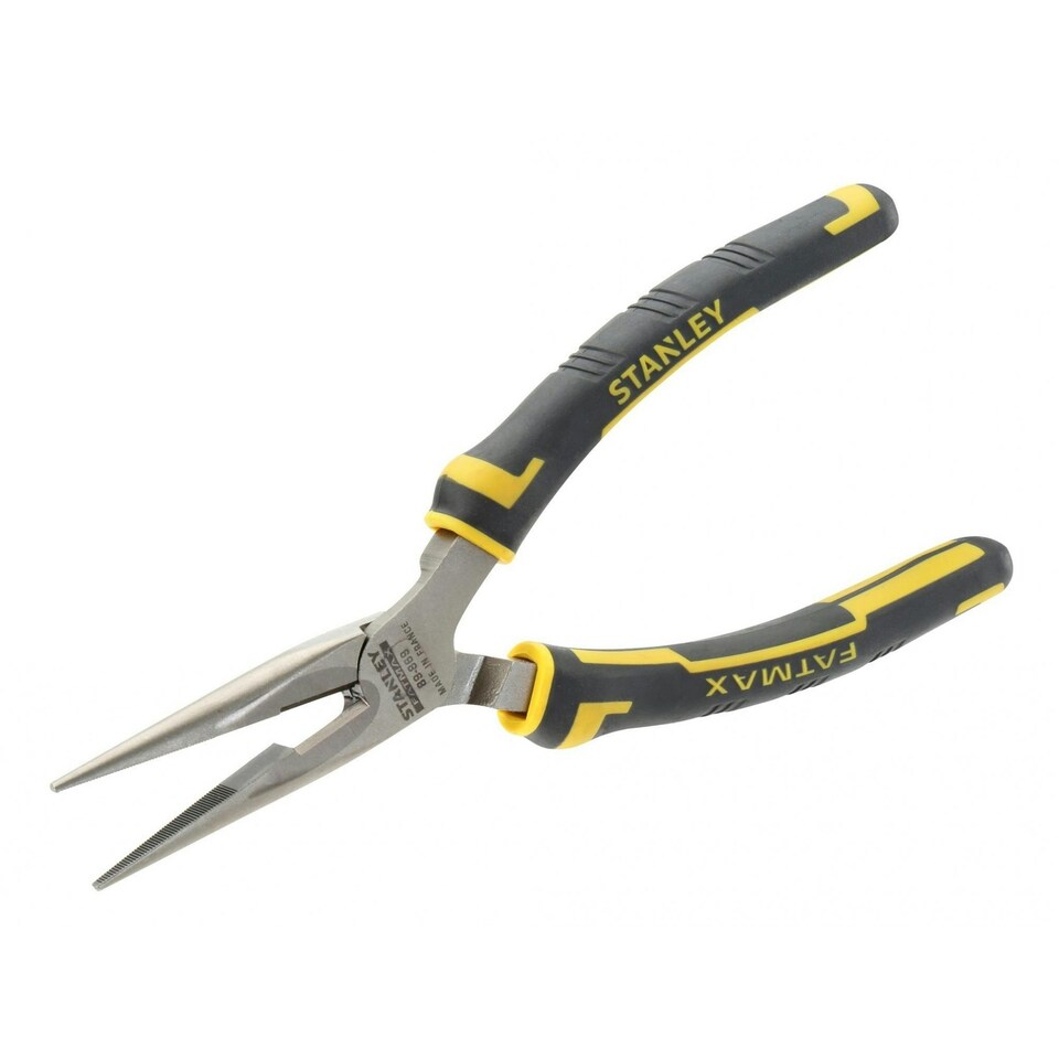 image 1 of Stanley Hand Tools Fatmax Long Nose Pliers - Multi Colour - 160mm (6.1/4in)