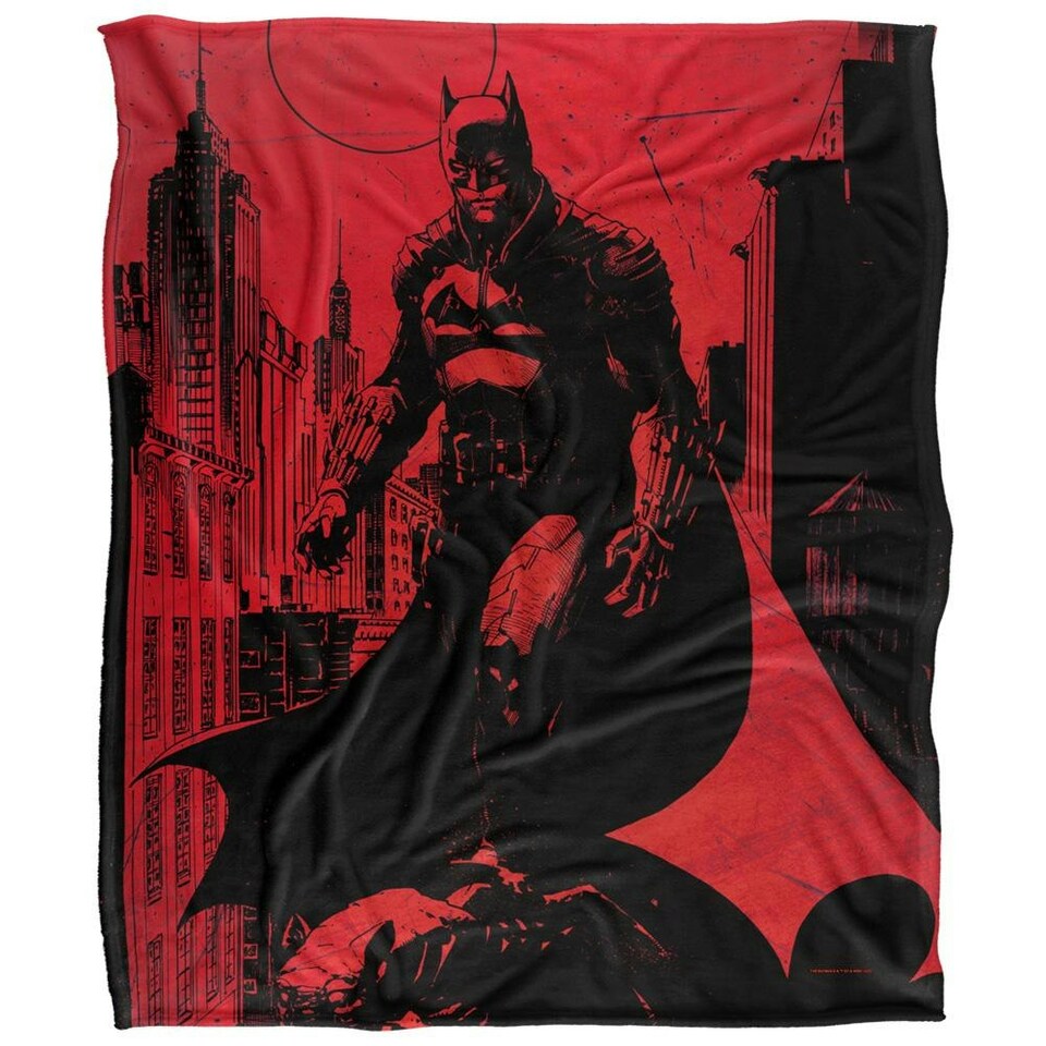 image 1 of Batman Gargoyle Blanket - Multicoloured - One Size