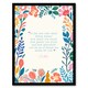 image 1 of Buddhist Mindfulness Quote Floral Buddha Meditation Framed Wall Art Print