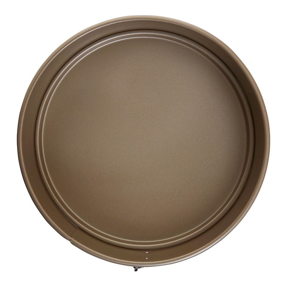 image 1 of Interiors by Premier Non-Stick Springform Cake Tin, Champagne Finished Carbon Steel Round Cake Pan with Removeable Bottom Gold