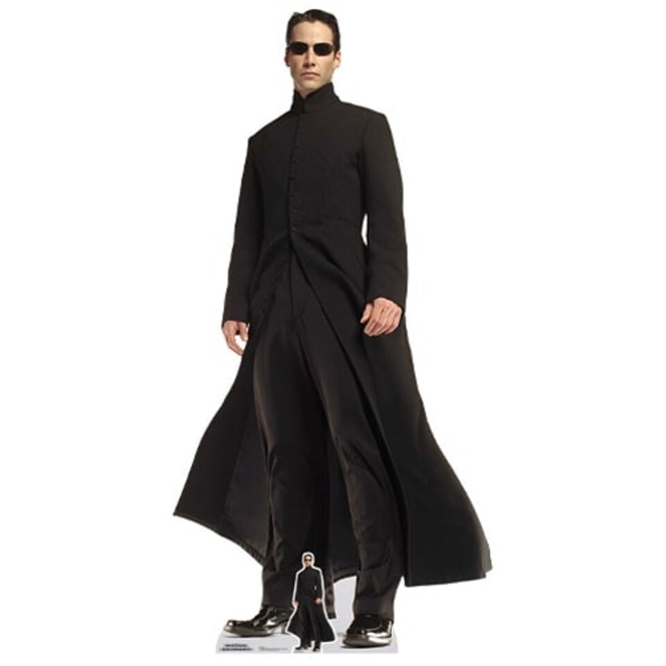 Neo Matrix Keanu Reeves Lifesize Cardboard Cutout 187cm