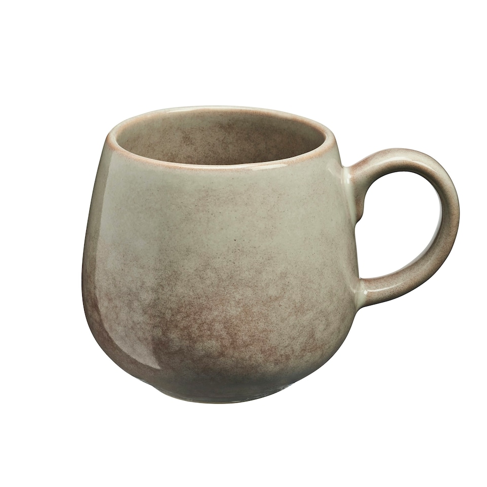 image 1 of Cooks Professional Set of 4 Nordic Stoneware Mugs 350ml with Reactive Glaze | Grey | 4