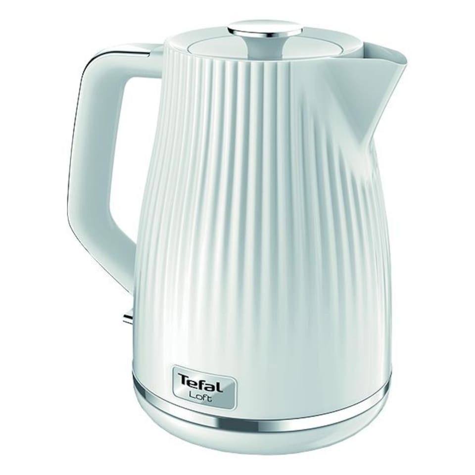 TEFAL Loft KO250140 Rapid Boil Traditional Kettle - Pure White