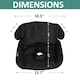image 9 of Lynmark Potty Training Car Seat Protector Cover with Middle Buckle Hole | Black | Navy | Universal | 2