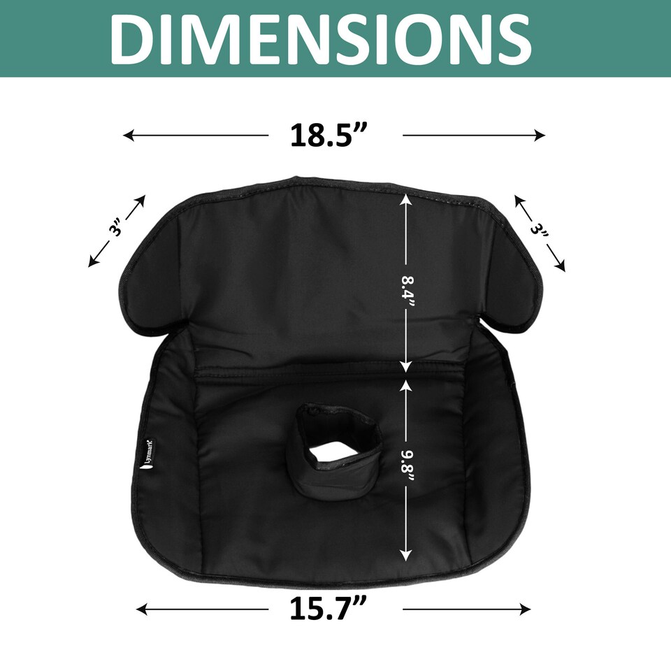 image 1 of Lynmark Potty Training Car Seat Protector Cover with Middle Buckle Hole | Black | Navy | Universal | 2