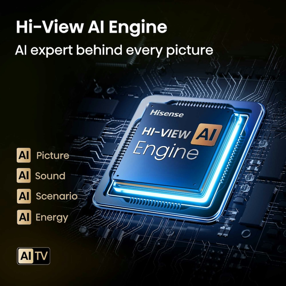 image 1 of Hisense A6QTUK 43" 4K Ultra HD LED Freely Smart TV - 43A6QTUK