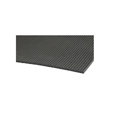 Fine Ribbed Rubber Matting 3mm x 1 m x 10m - One Colour - One Size