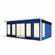 image 3 of Cali 20 x 12 Feet Pent and Storage Garden Office - OSB/MDF - L456 x W616.7 x H246.1 cm Brown
