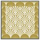 image 1 of Golden semi circles (Picture Frame) Grey | XL
