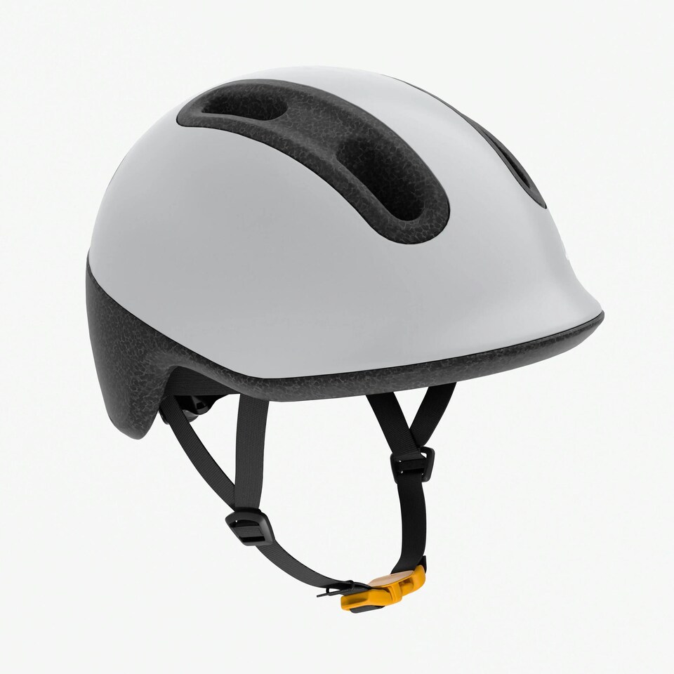 image 1 of Decathlon Baby and child bike helmet, play 100 grey