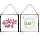 image 1 of Nicola Spring Hanging Metal Photo Frames - 8" x 8" - Black - Pack of 2 | Black | Black | One Size