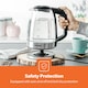 image 7 of GEEPAS 4 Slice Bread Toaster & 1.7L Illuminating Electric Glass Kettle Set, Black
