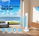 image 5 of PureMate 31-Inch Oscillating Tower Fan with Aroma Function - White