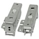 image 4 of SPARES2GO Integrated Hinges compatible with Hettich Fridge Freezer Door Hinge 3905 3362 3363 5.0 41,5 Silver