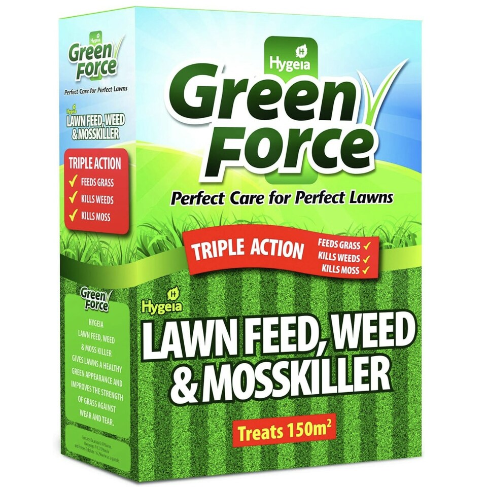 image 1 of Green Force 4in1 Lawn Feed Weed & Moss Killer - 3kg