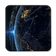 image 3 of Connection lines Around Earth Globe (Placemat & Coaster Set)