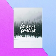 Warm WIshes Greetings Card