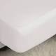 image 2 of Belledorm Easycare Percale Fitted Sheet - Cream - Kingsize | Cream | King