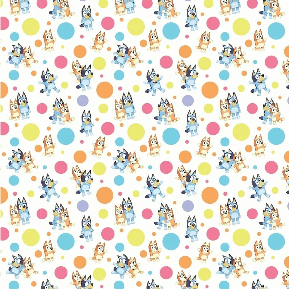 image 1 of Bluey 4m Roll Wrapping Paper