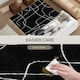 image 4 of HOMCOM High Pile Modern Shaggy Rug, Soft Floor Carpet 120 x 170 cm, Black Black