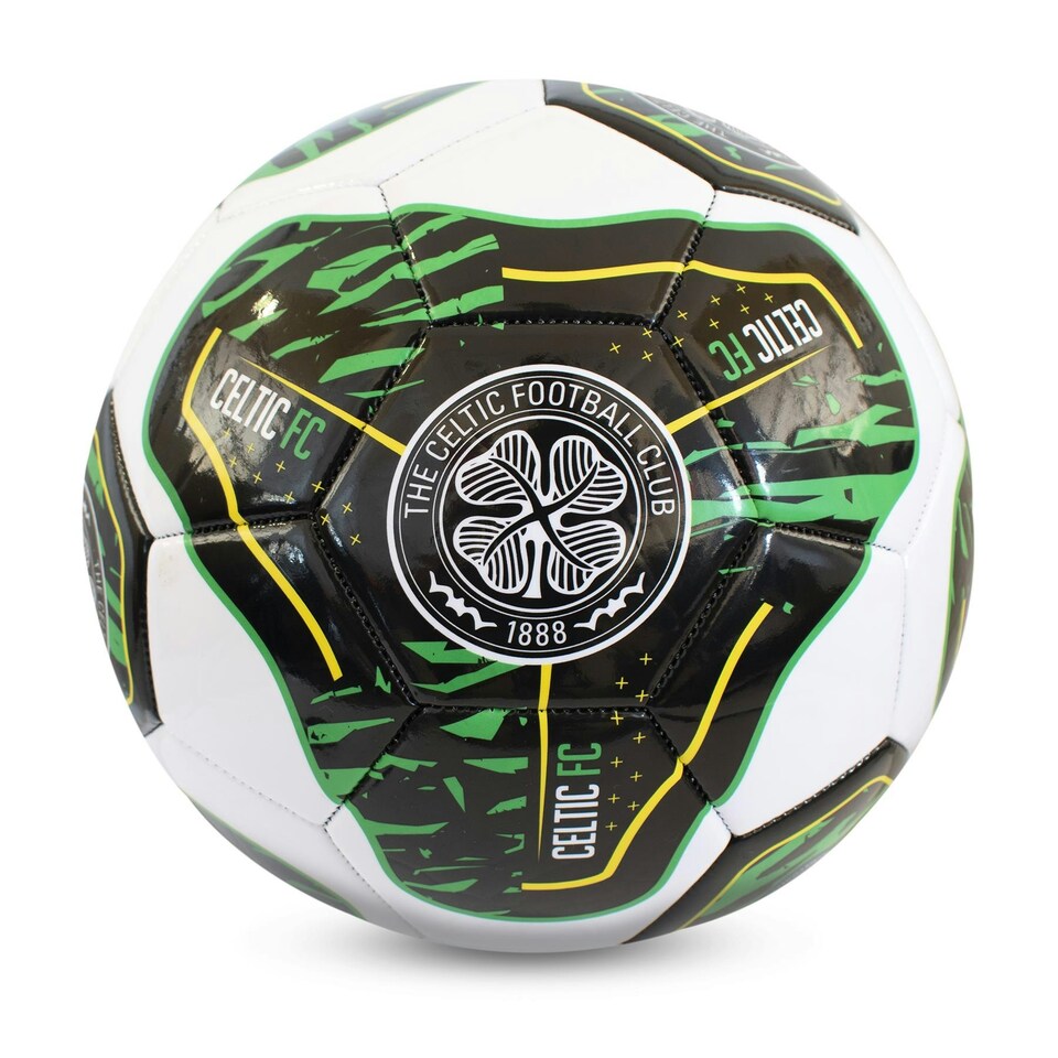 image 1 of Celtic 32 Panel Size 5 Tracer Football Green