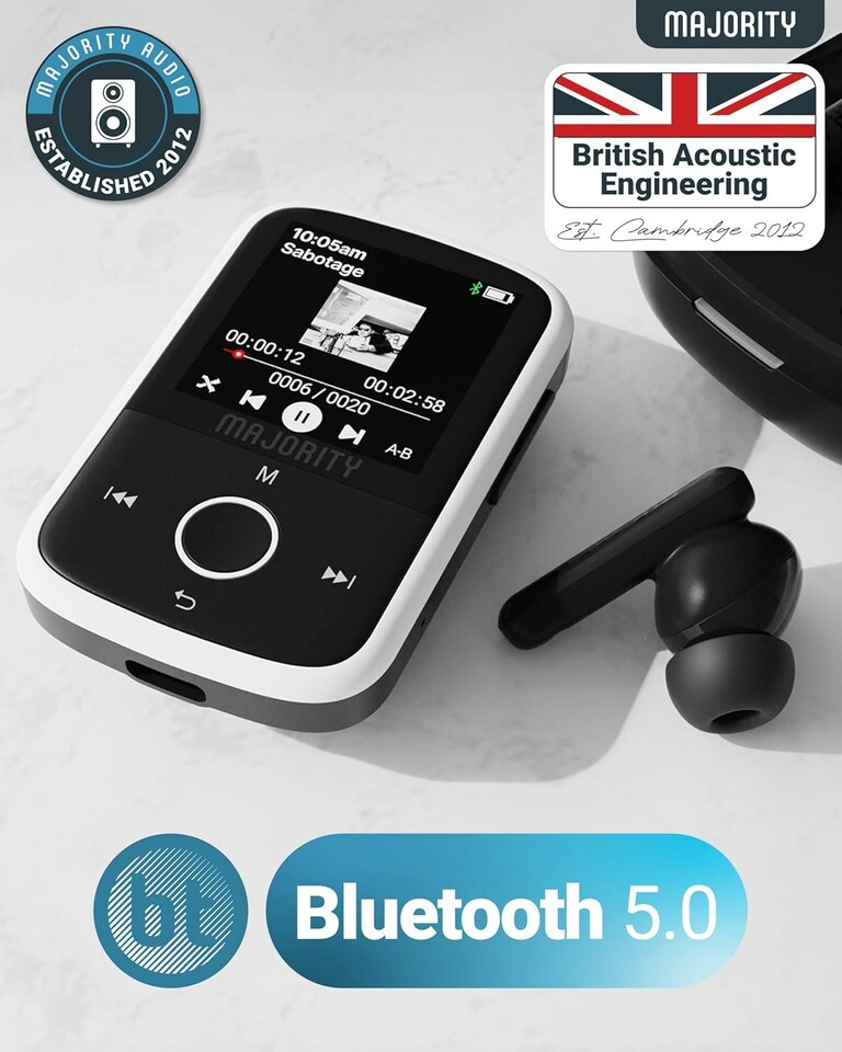 image 1 of Majority Bluetooth MP3 Player 16GB