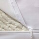 image 7 of Homescapes Luxury Zipped Mattress Encasement, 160 x 200 cm, Euro | White | King | 1